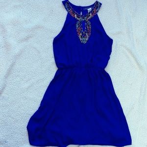 Finn & Clover Beaded Mini Dress